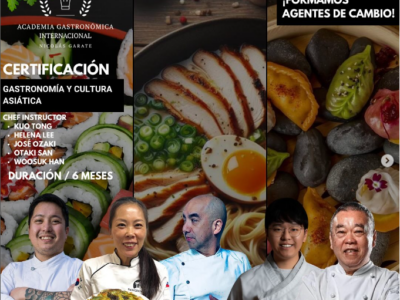 Certificación Gastronomía y Cultura Asiática