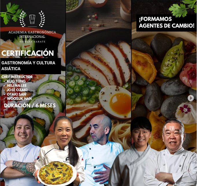 Certificación Intensiva en Gastronomía y cultura Asiática