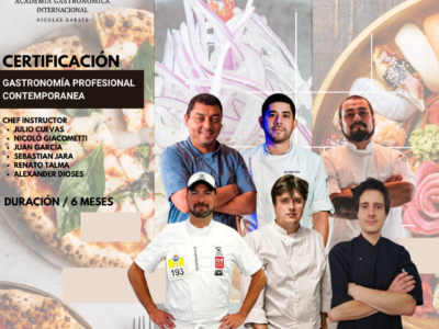 Certificación Gastronomía Profesional contemporánea